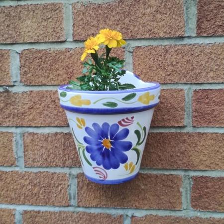 Photo of painted Andalusian style wall pot